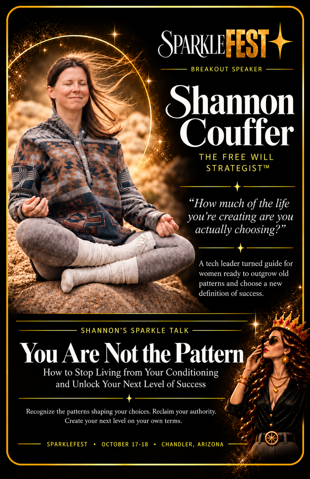 Shannon Couffer SparkleFEST breakout speaker poster