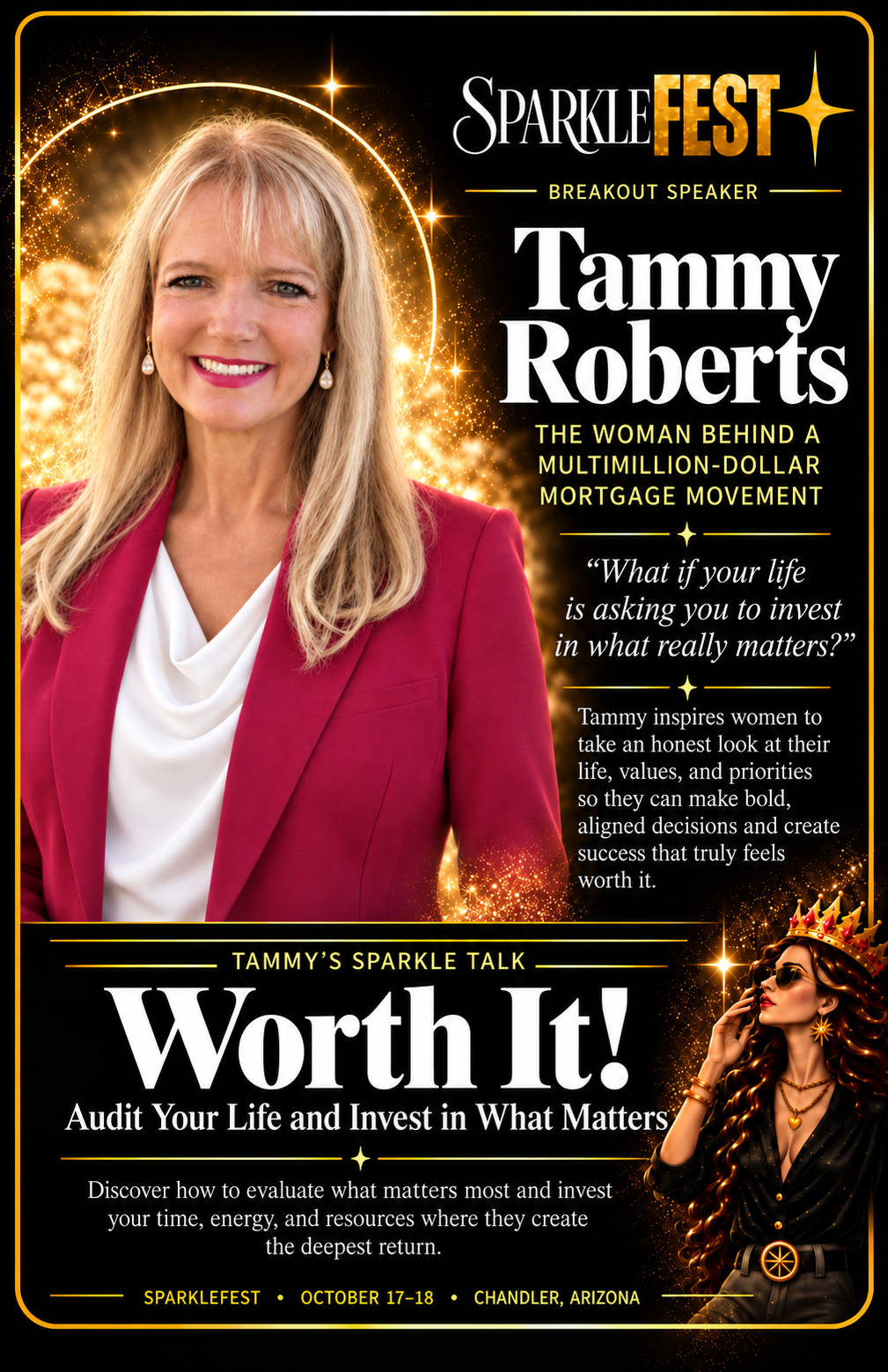 Tammy Roberts SparkleFEST breakout speaker poster