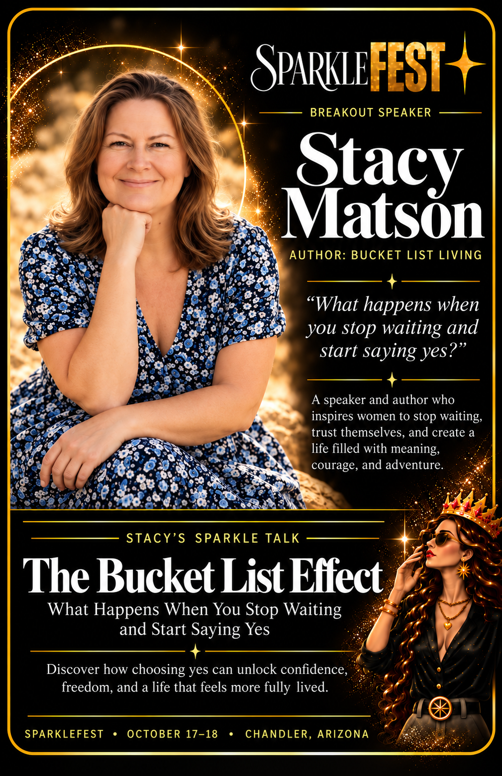 Stacy Matson SparkleFEST breakout speaker poster