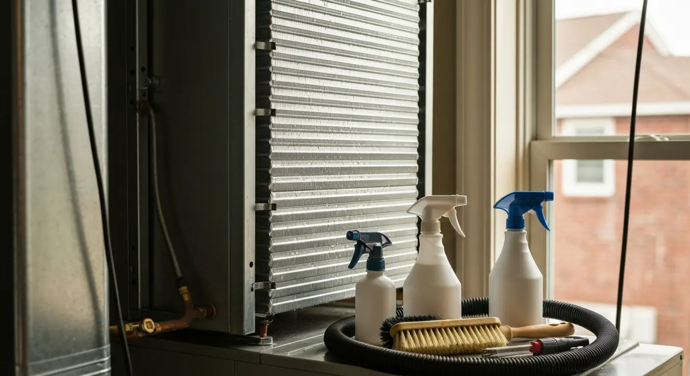 Coil cleaning and maintenance