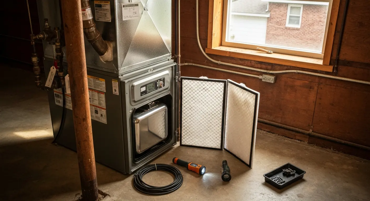 Furnace maintenance service