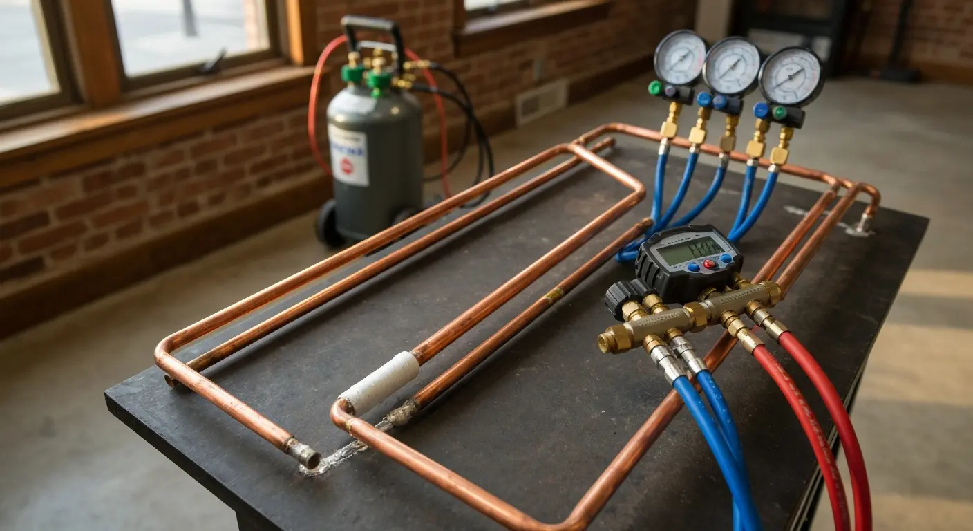 AC refrigerant repair