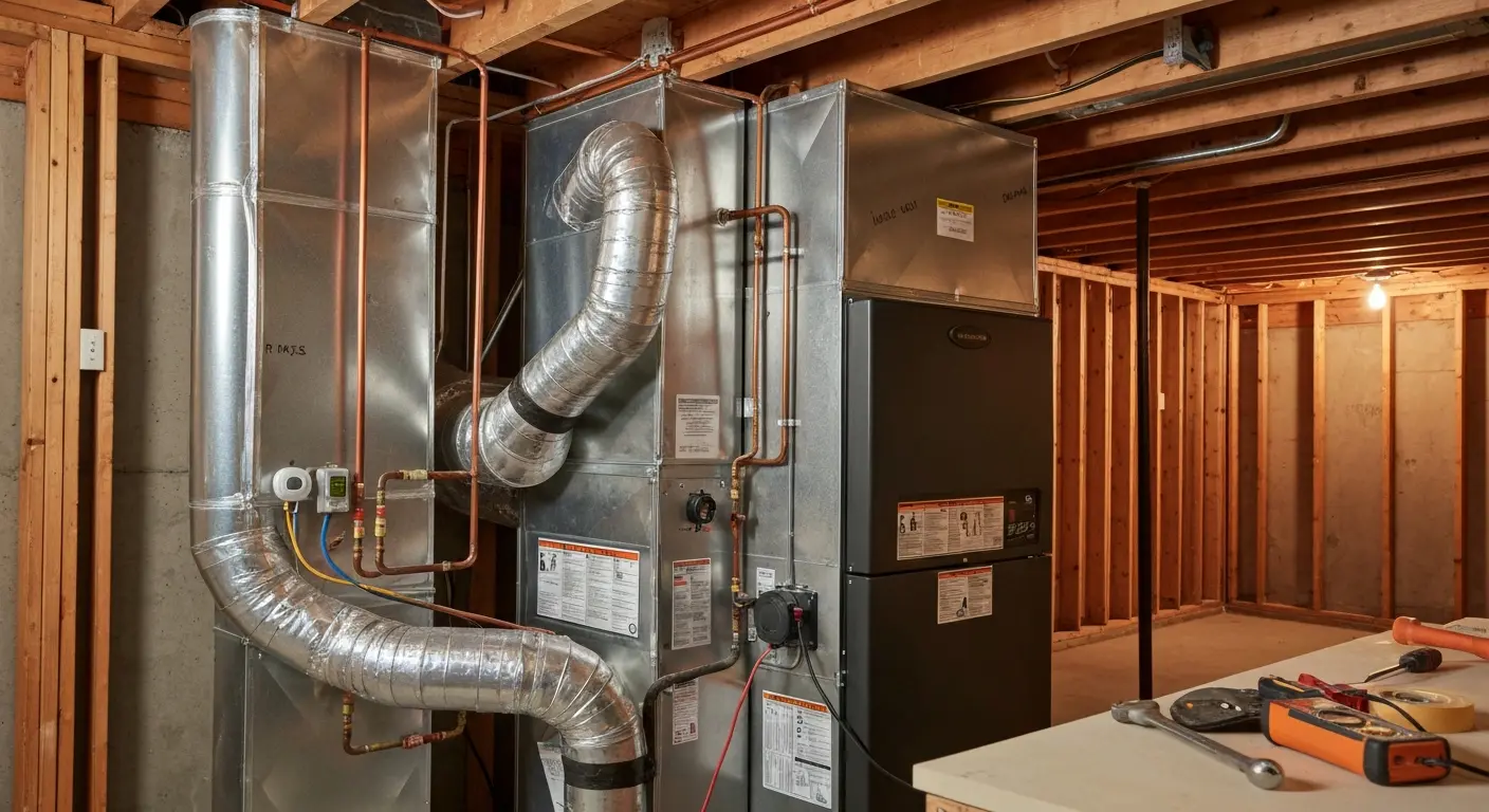 New furnace installation