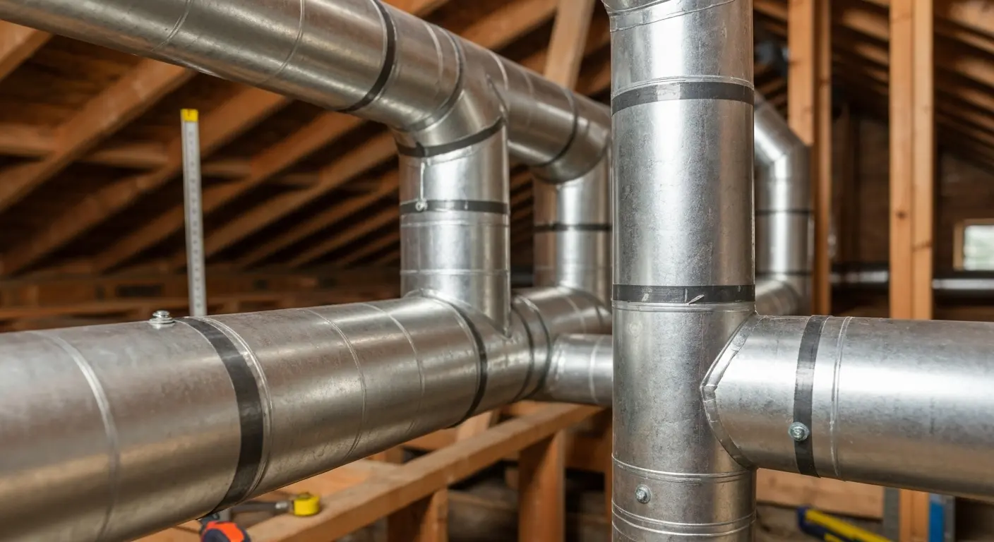Ductwork installation and sealing