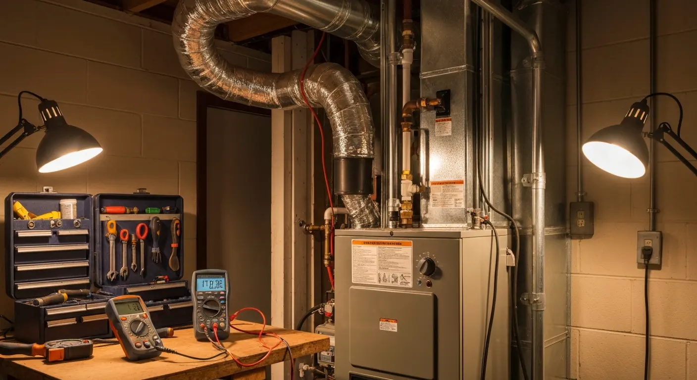 Furnace diagnostic and repair service