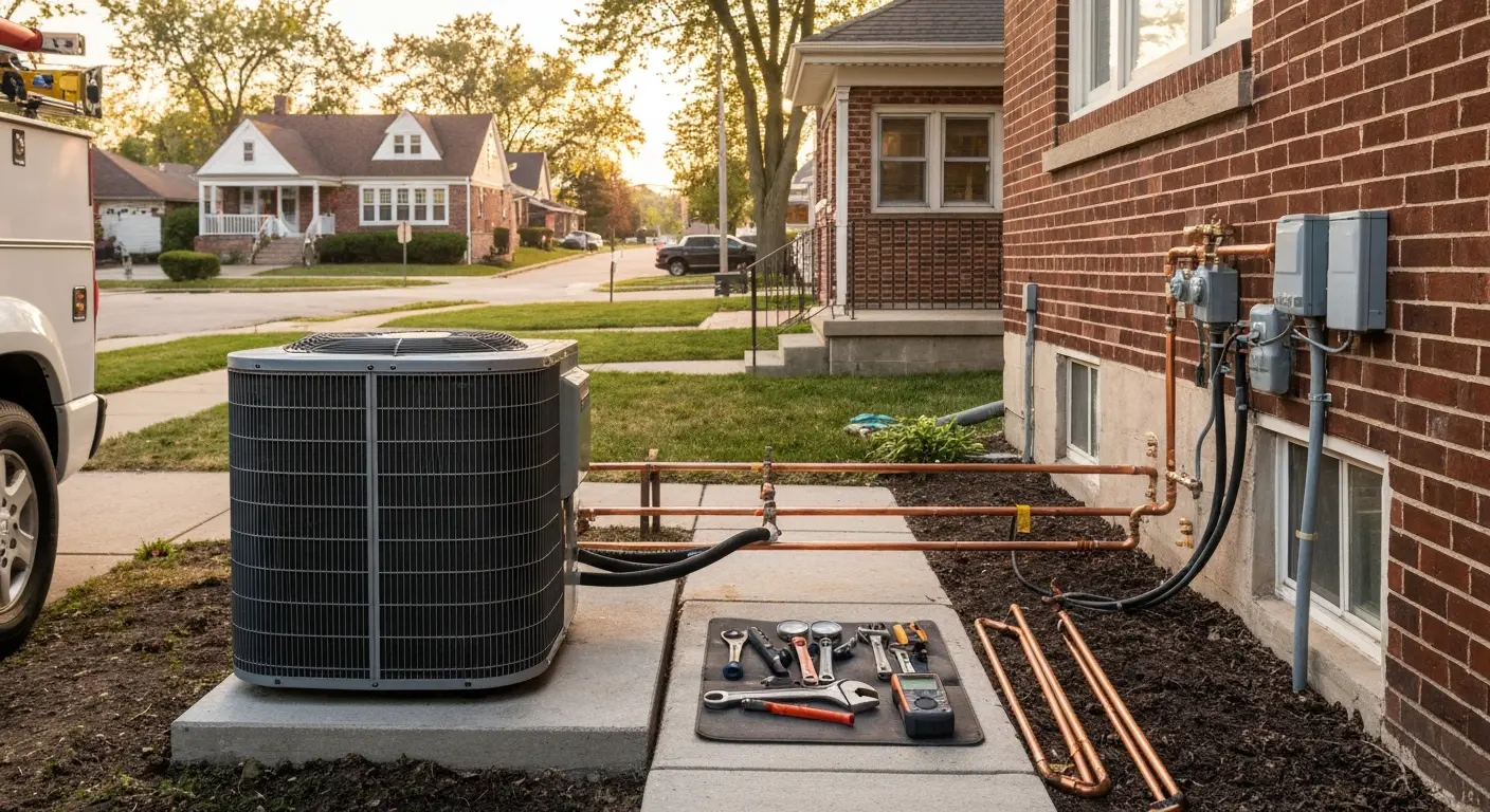 HVAC system installation