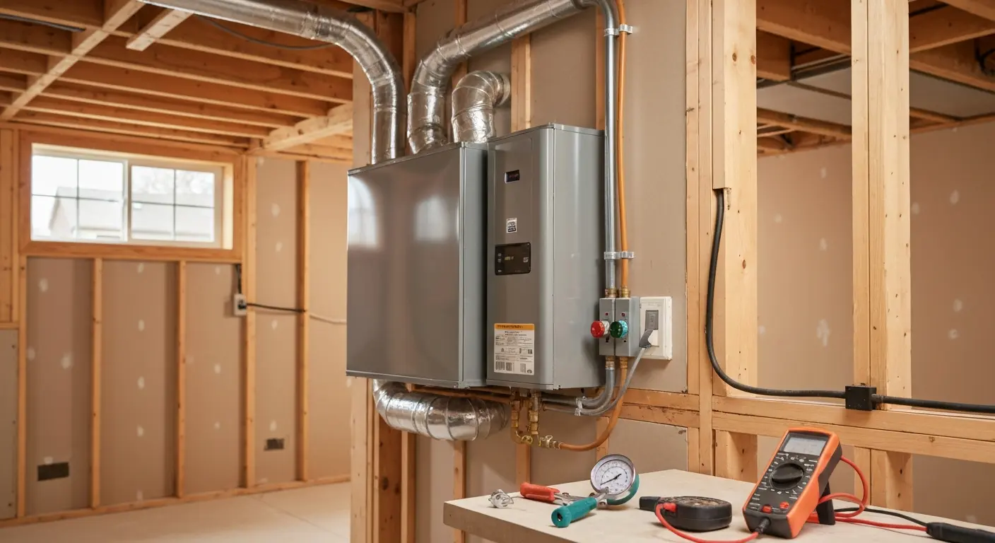 New air handler installation