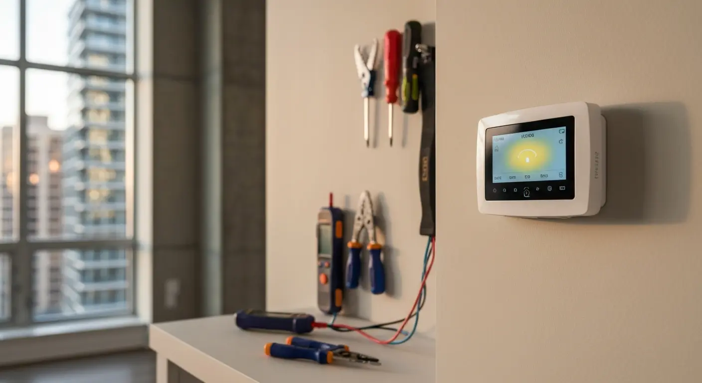 Smart thermostat installation