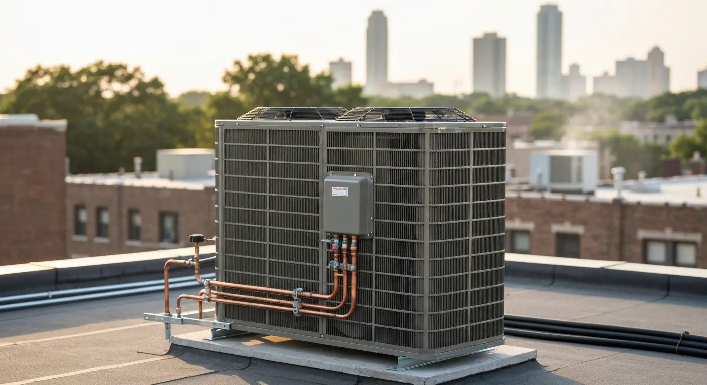Air conditioning unit installation