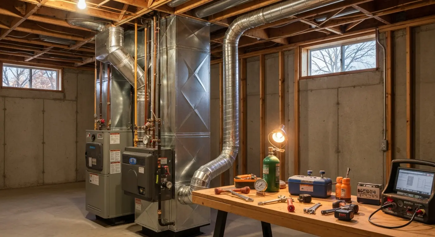 Heating system repair