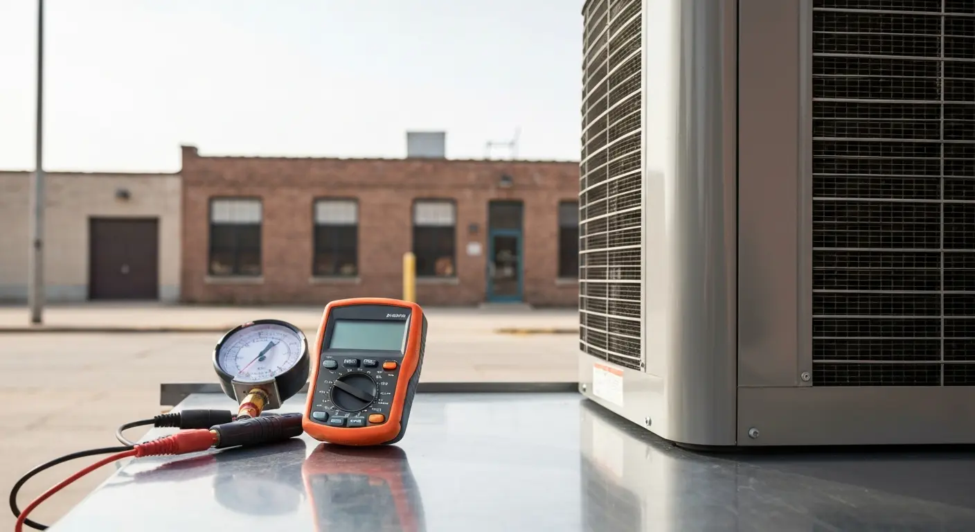 AC unit inspection and service