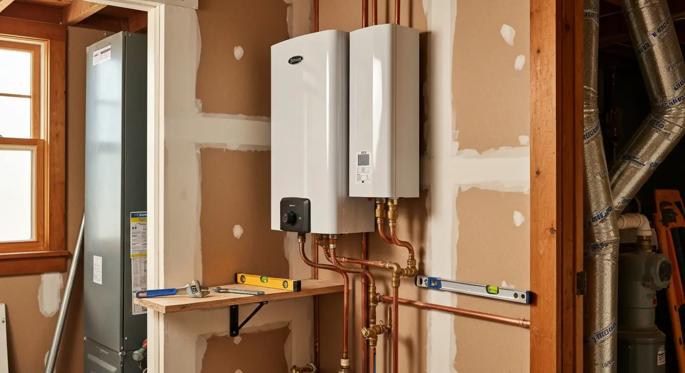 Tankless water heater system