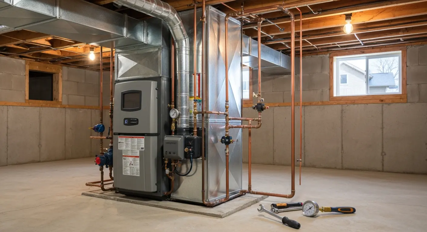 Furnace repair technician
