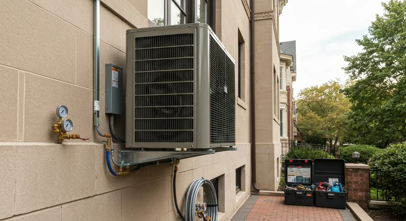 Air conditioning unit for Evanston home