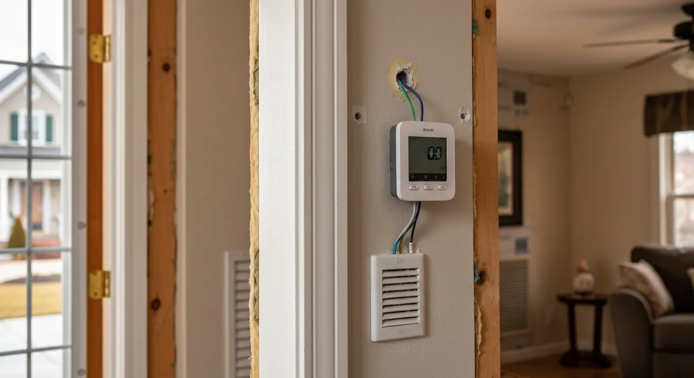Smart thermostat installation