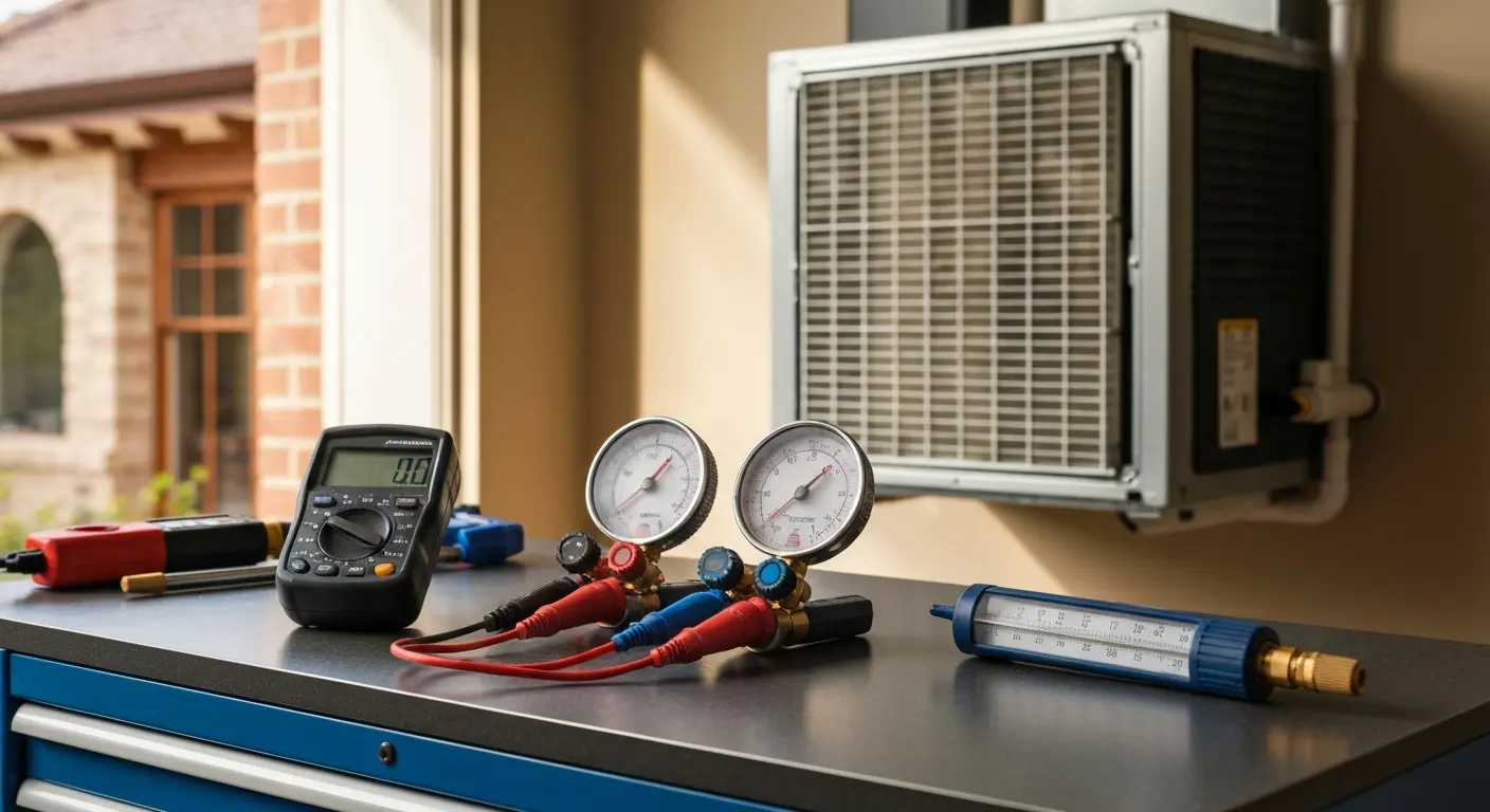 HVAC maintenance work