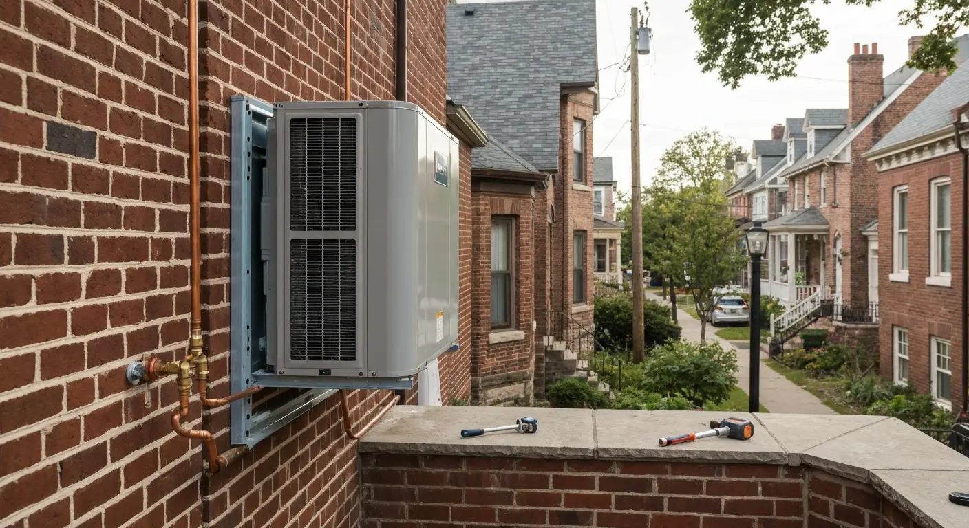 New HVAC system installation