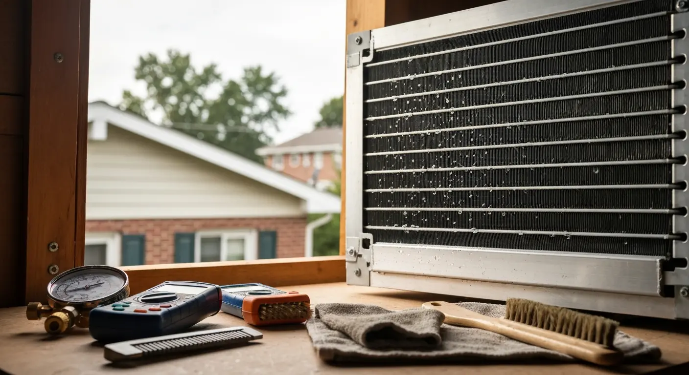 HVAC maintenance inspection