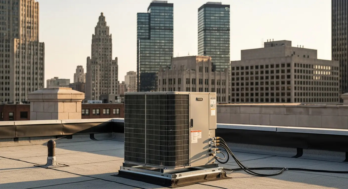 Commercial rooftop AC unit