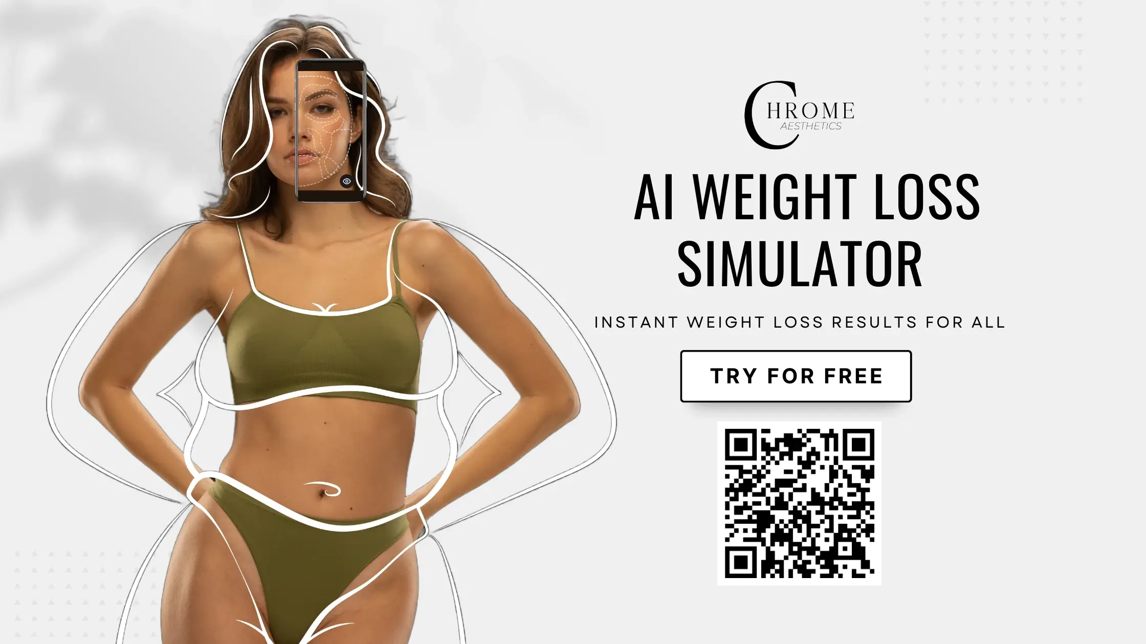 EntityMed weight loss AI aesthetic simulator previewing natural slimming and contouring outcomes.