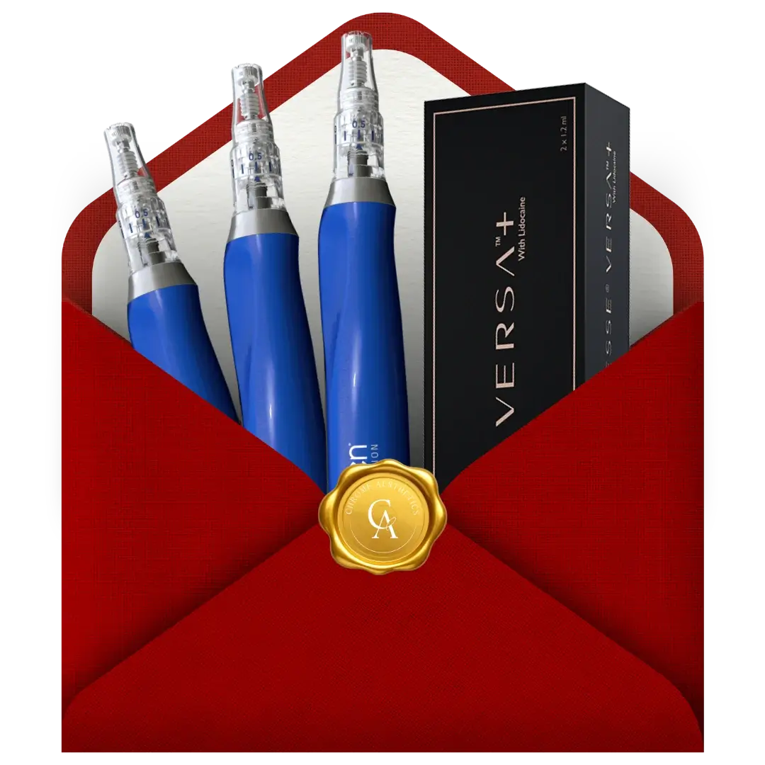 Promotion offering Buy 3 SkinPen Microneedling sessions and receive a complimentary Versa Lip Filler treatment.