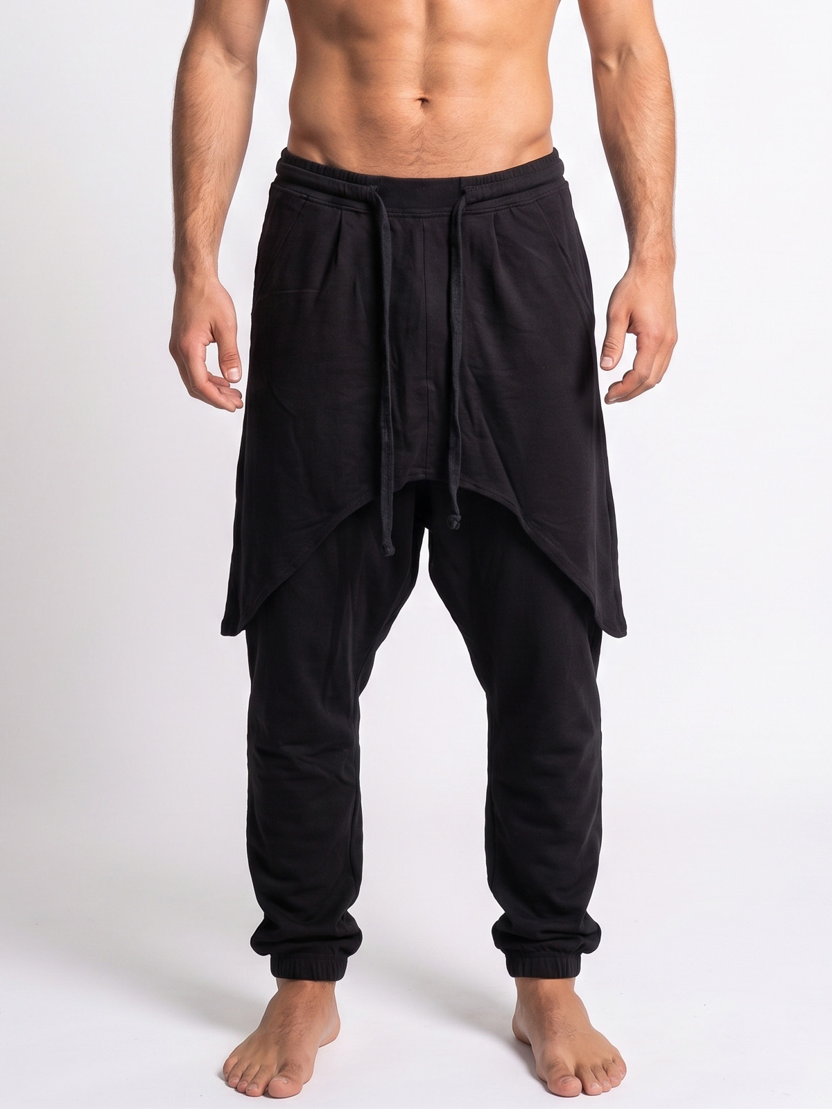 Pantalón bagui con sobrefalda 2 - The Origin Ibiza