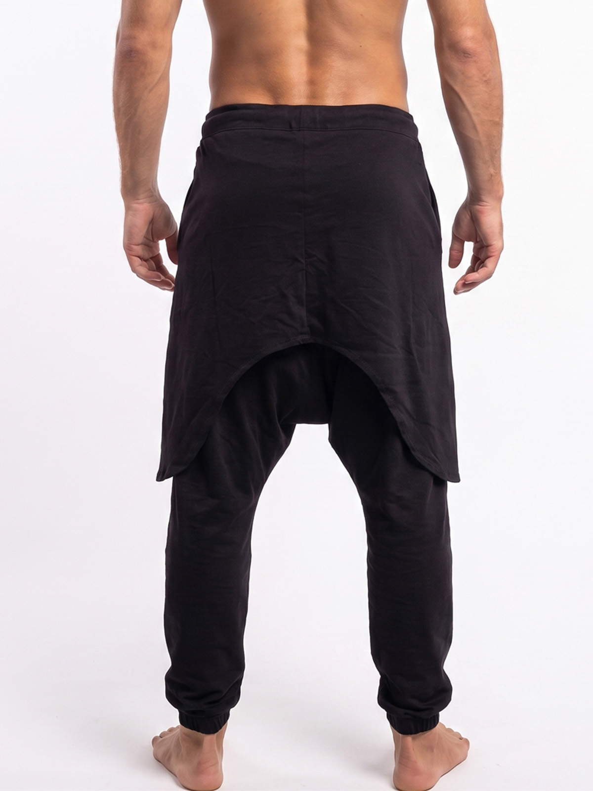 Pantalón bagui con sobrefalda 5 - The Origin Ibiza