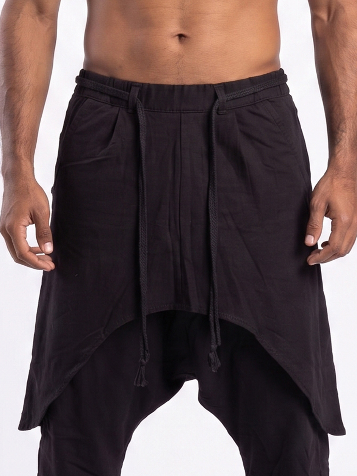 Pantalón bagui con sobrefalda 3 - The Origin Ibiza