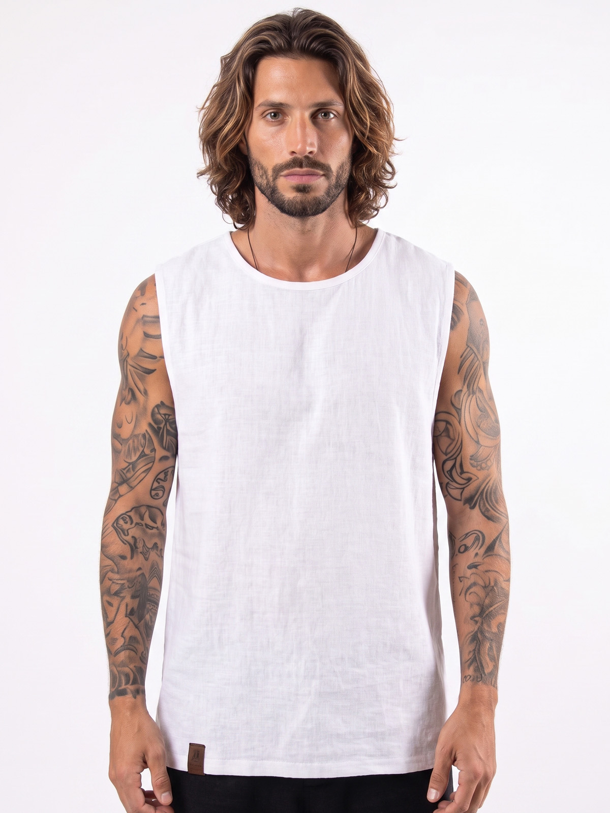 Camiseta blanca columna 3 - The Origin Ibiza