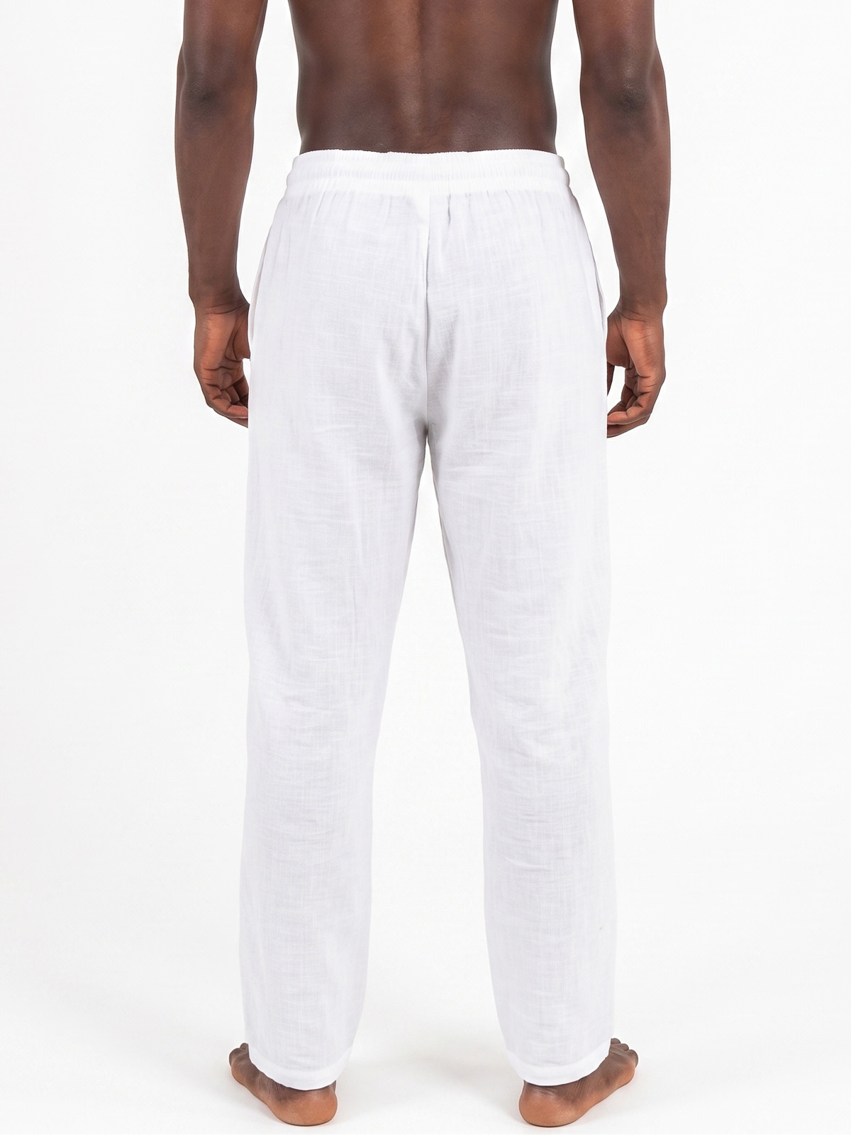 Pantalón básico blanco 4 - The Origin Ibiza