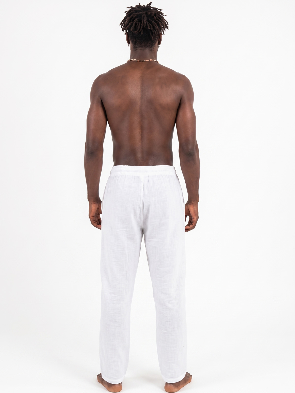 Pantalón básico blanco 3 - The Origin Ibiza