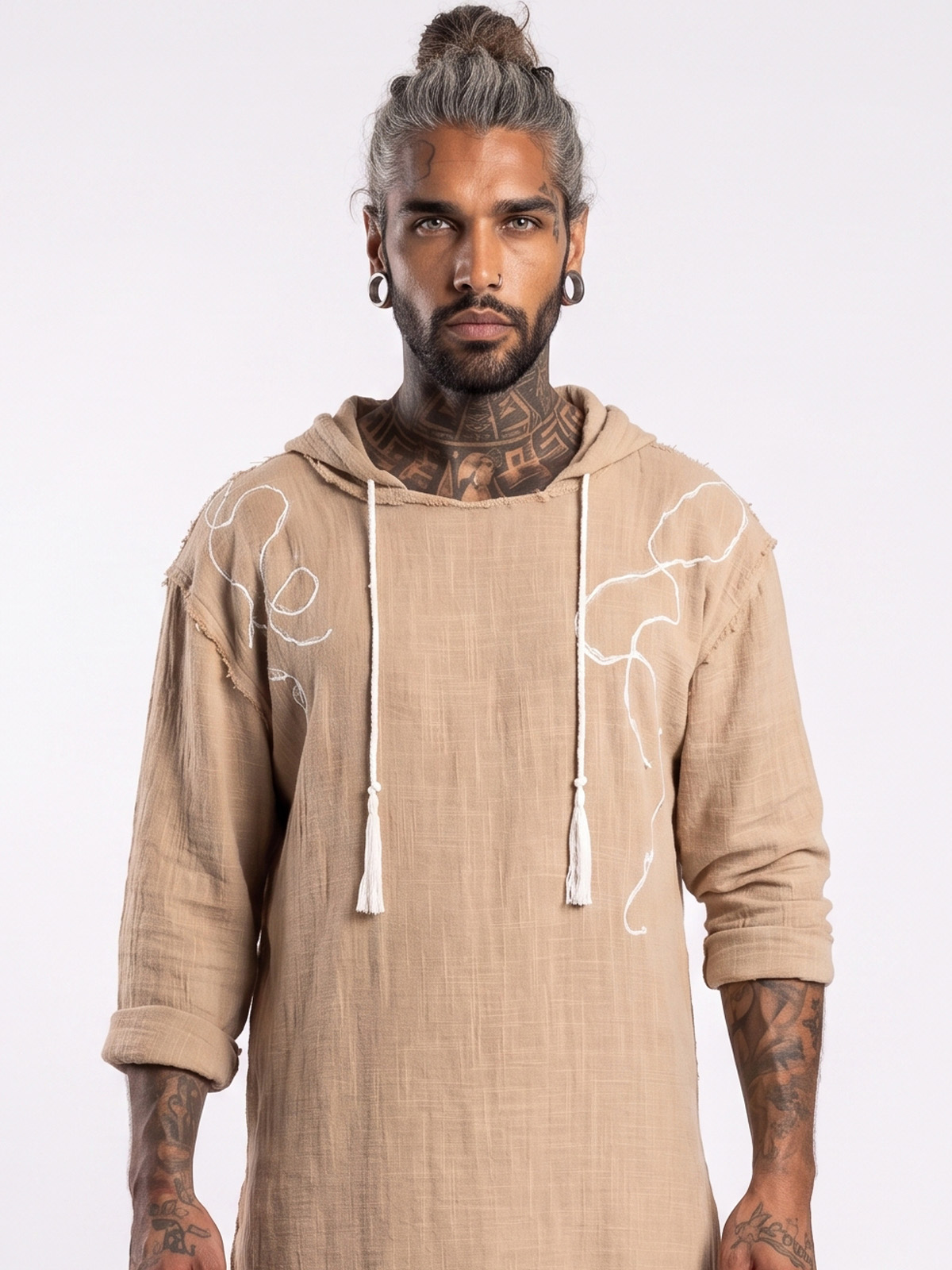 Túnica Boho beige 3 - The Origin Ibiza