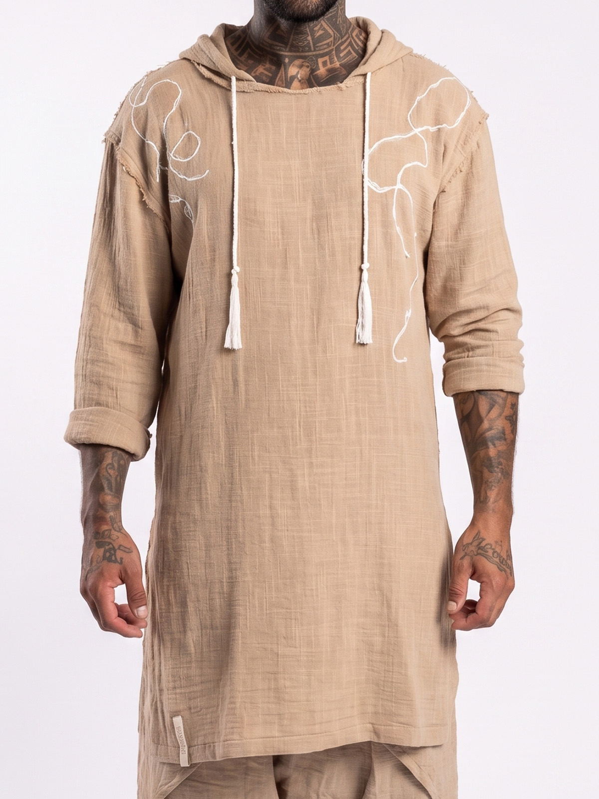 Túnica Boho beige 2 - The Origin Ibiza