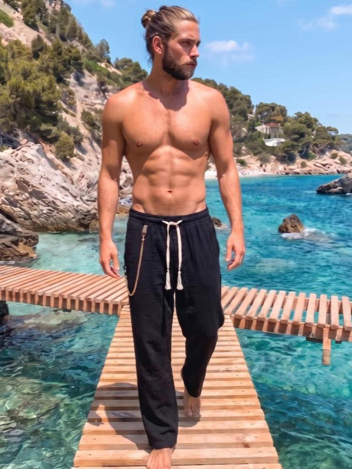 Pantalón básico negro 5 - The Origin Ibiza