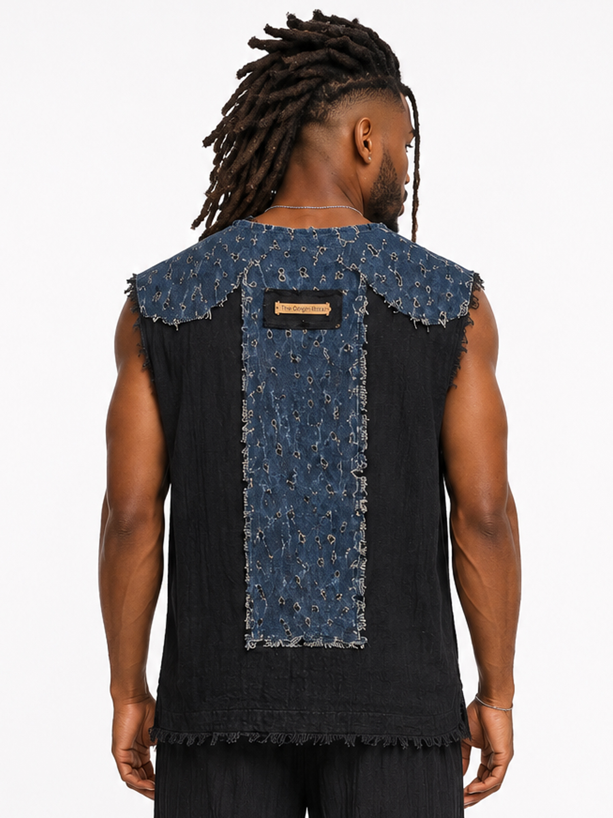 Camiseta negra denim 2 - The Origin Ibiza