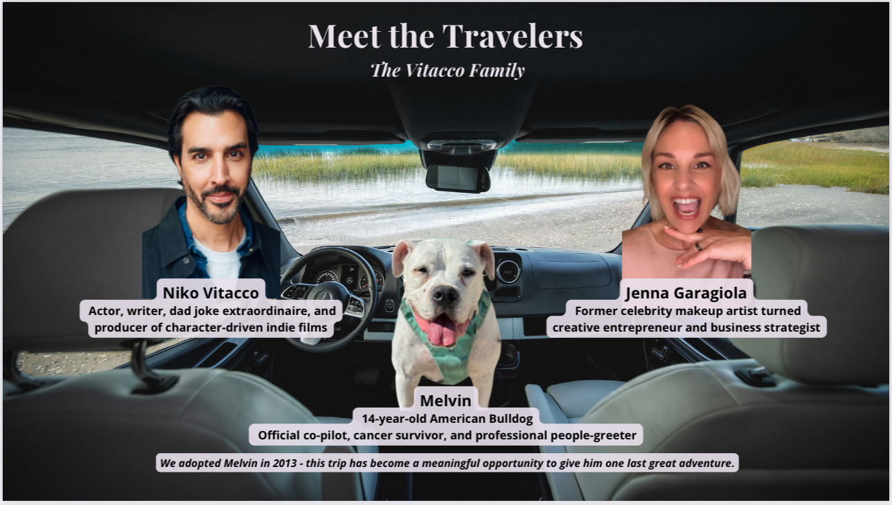 Meet the Vitaccos — Niko, Jenna, and Melvin