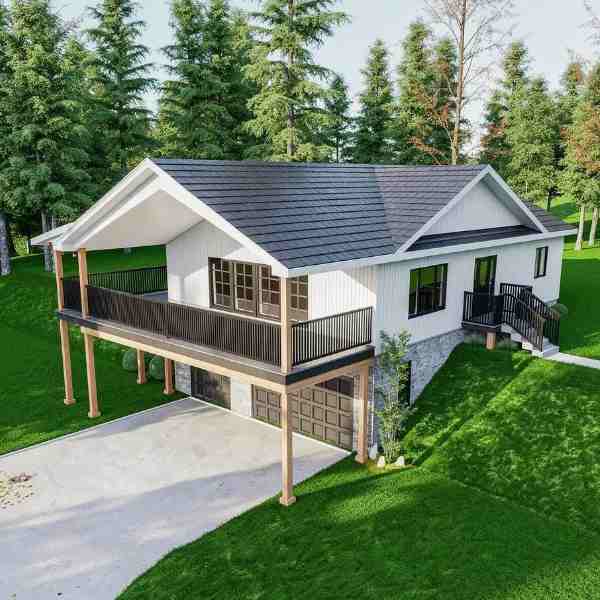 Render of the sold Farwes walkout bungalow on Beech Street, Bewdley.