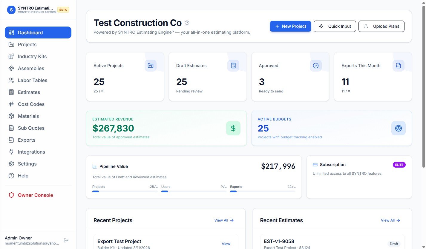 Dashboard comparing manual and AI-assisted estimating performance Dashboard comparing manual and AI-assisted estimating performance