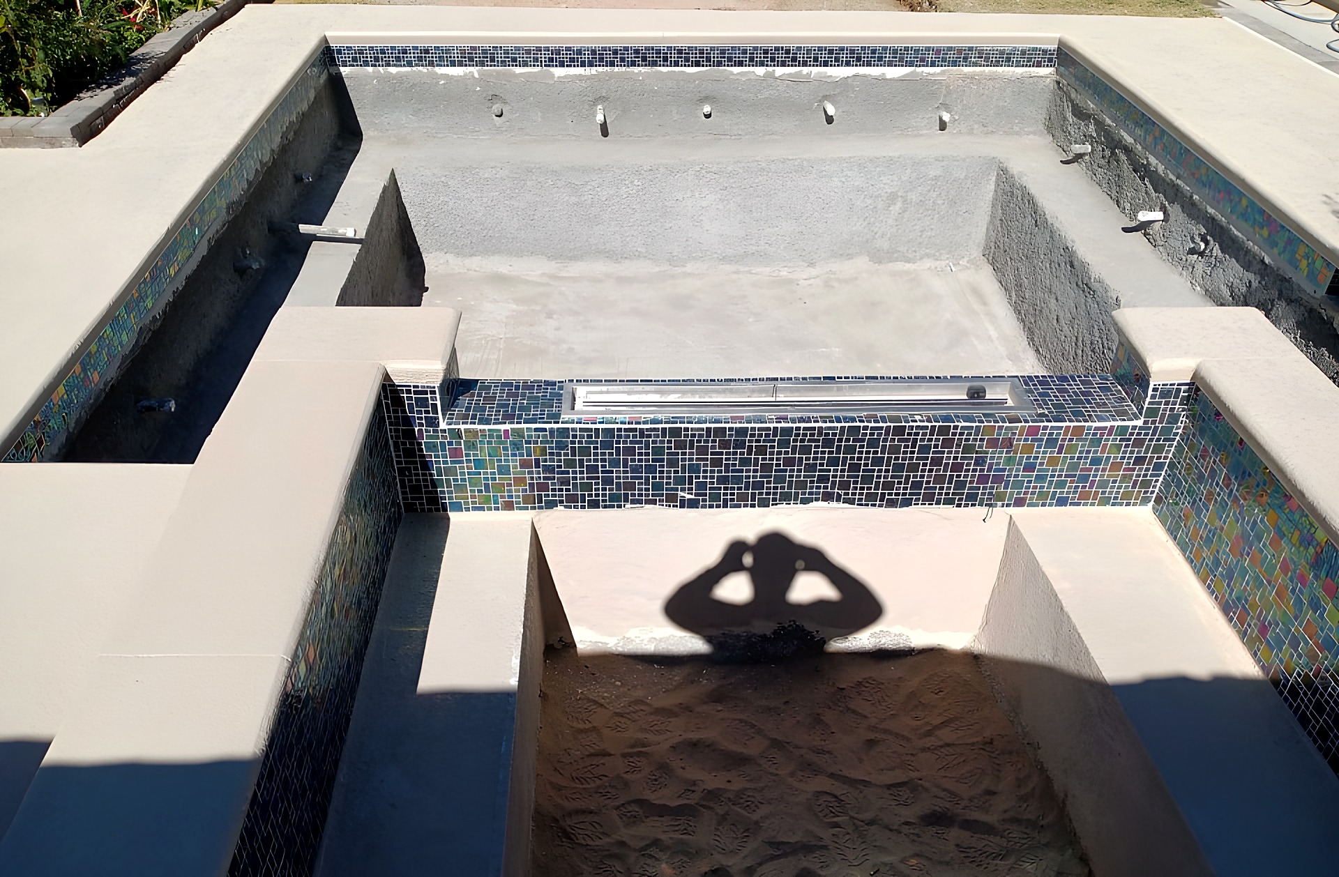 Clearview in-house crew pool construction in El Paso