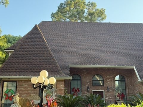 Finished roof