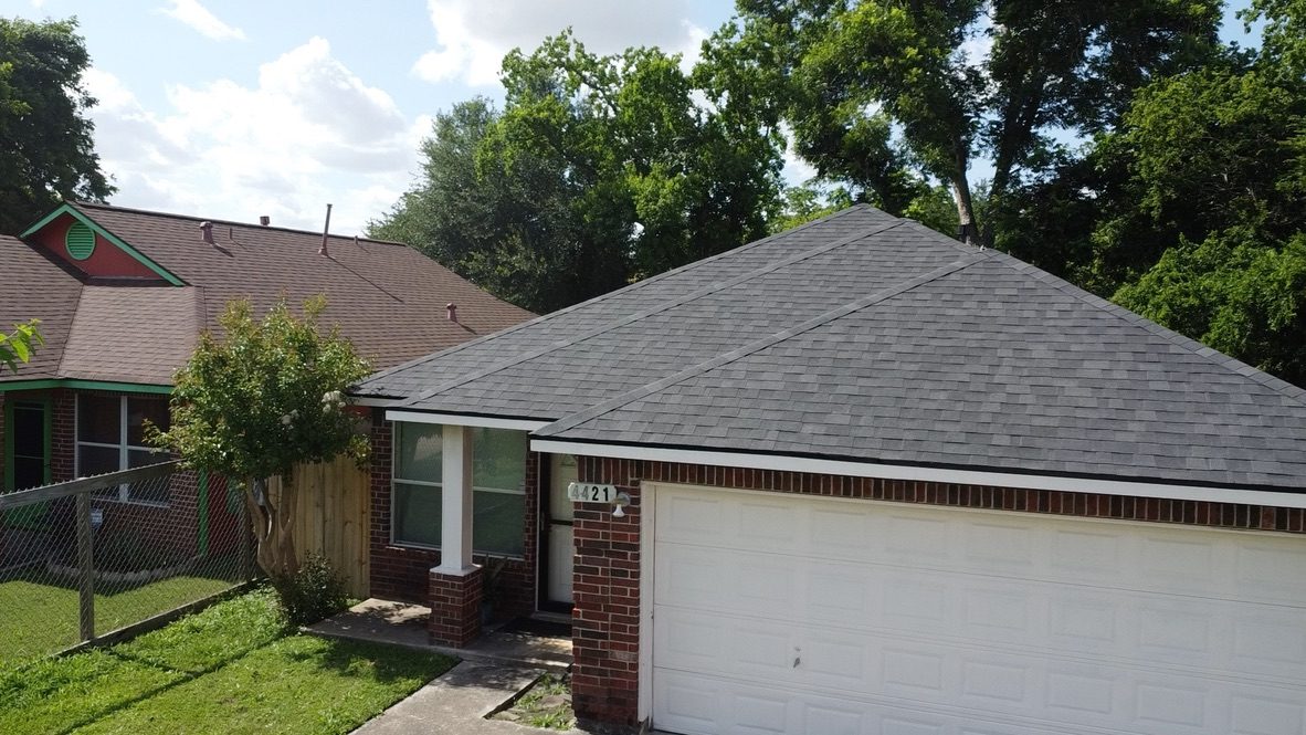 Finished roof