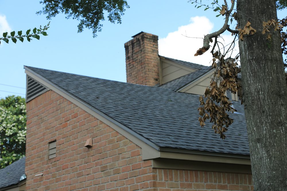 The finished shingles, up close