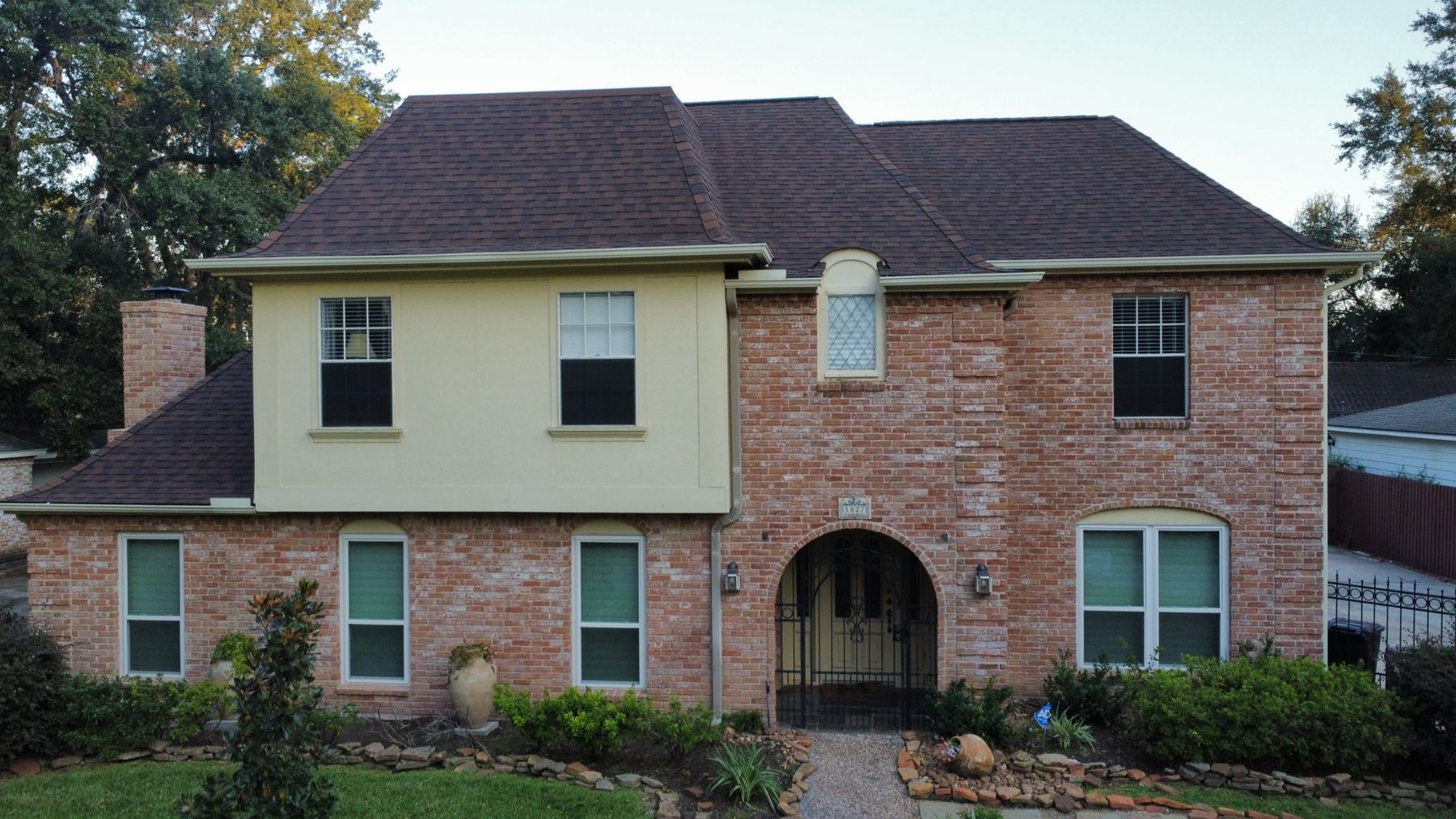Herbert M.'s home after his new roof