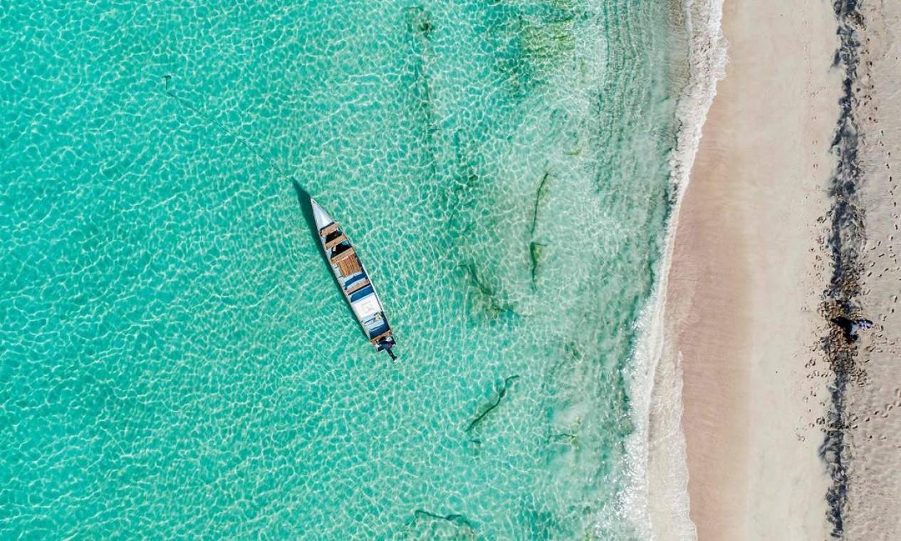 Turquoise Socotra coast