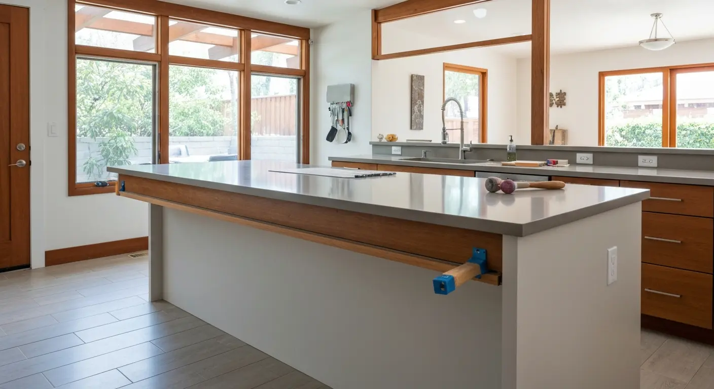 Custom kitchen island design