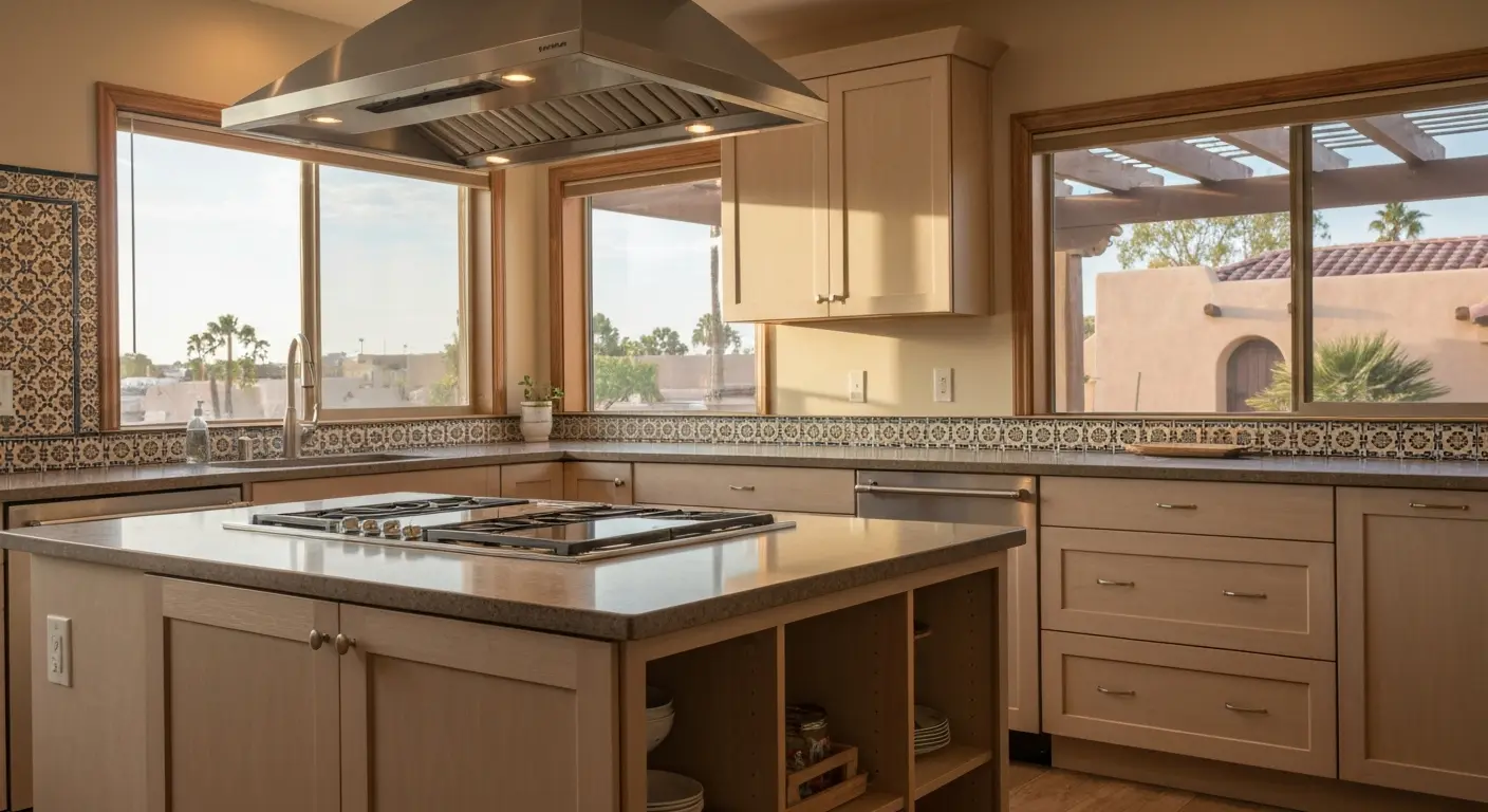 Kitchen island with sink