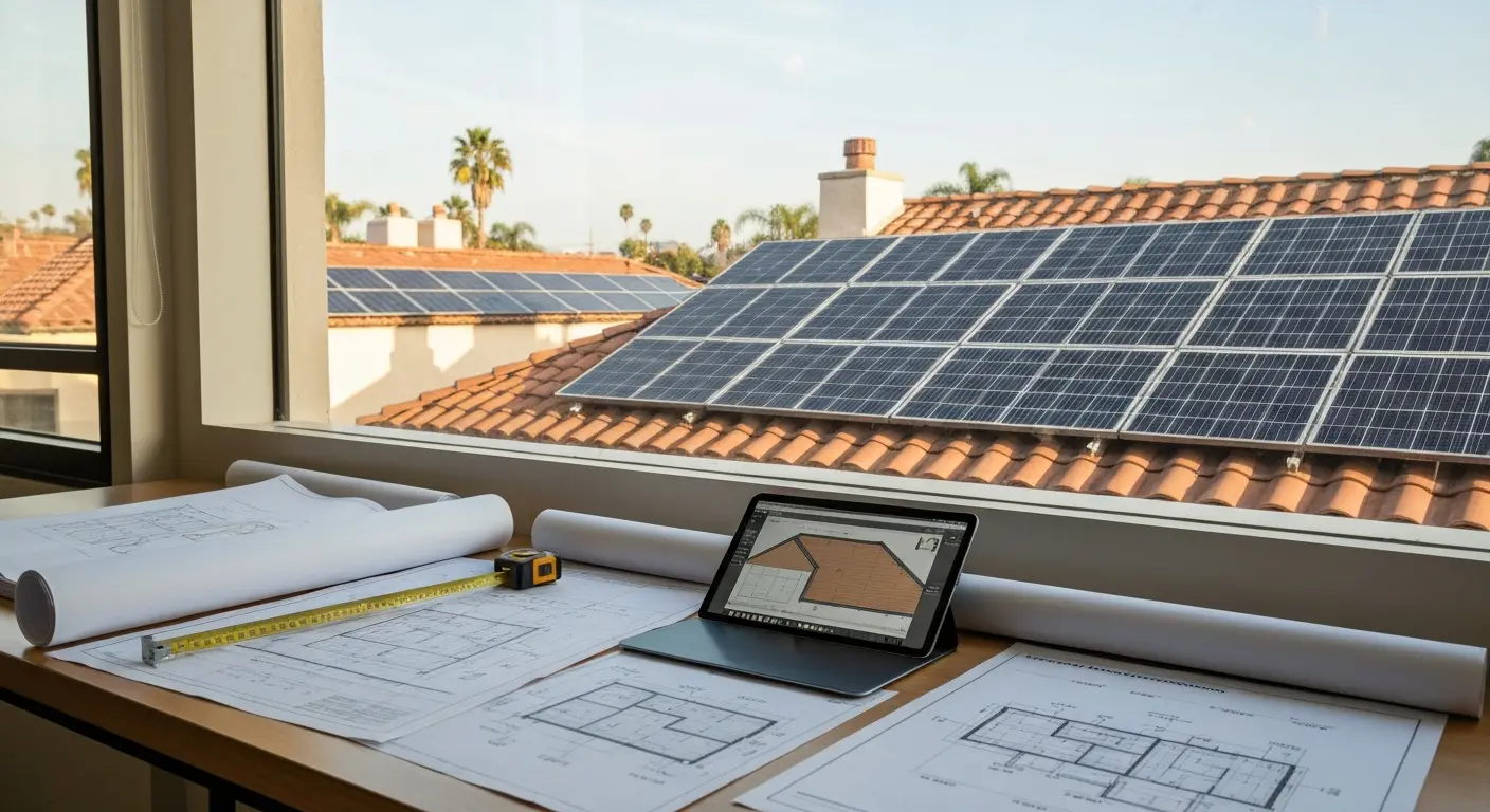 Solar design consultation meeting
