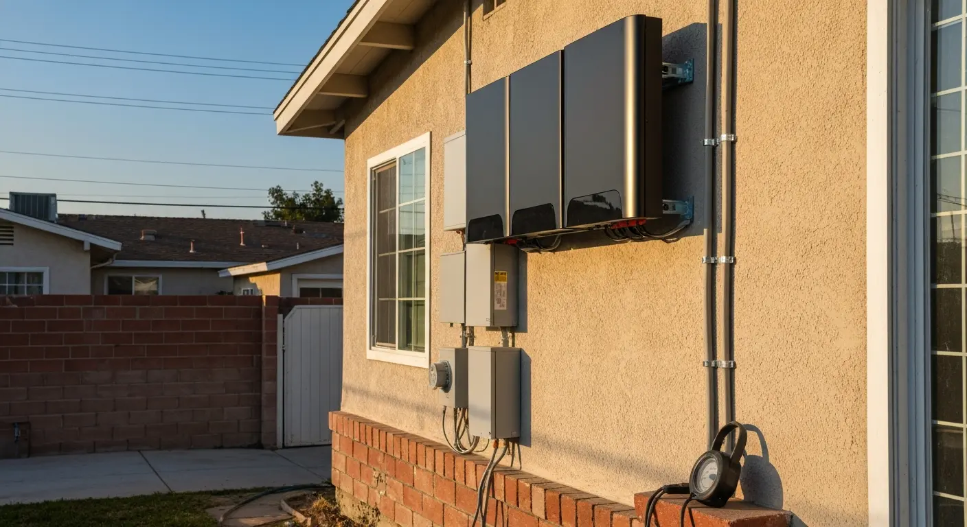 Battery storage system installation