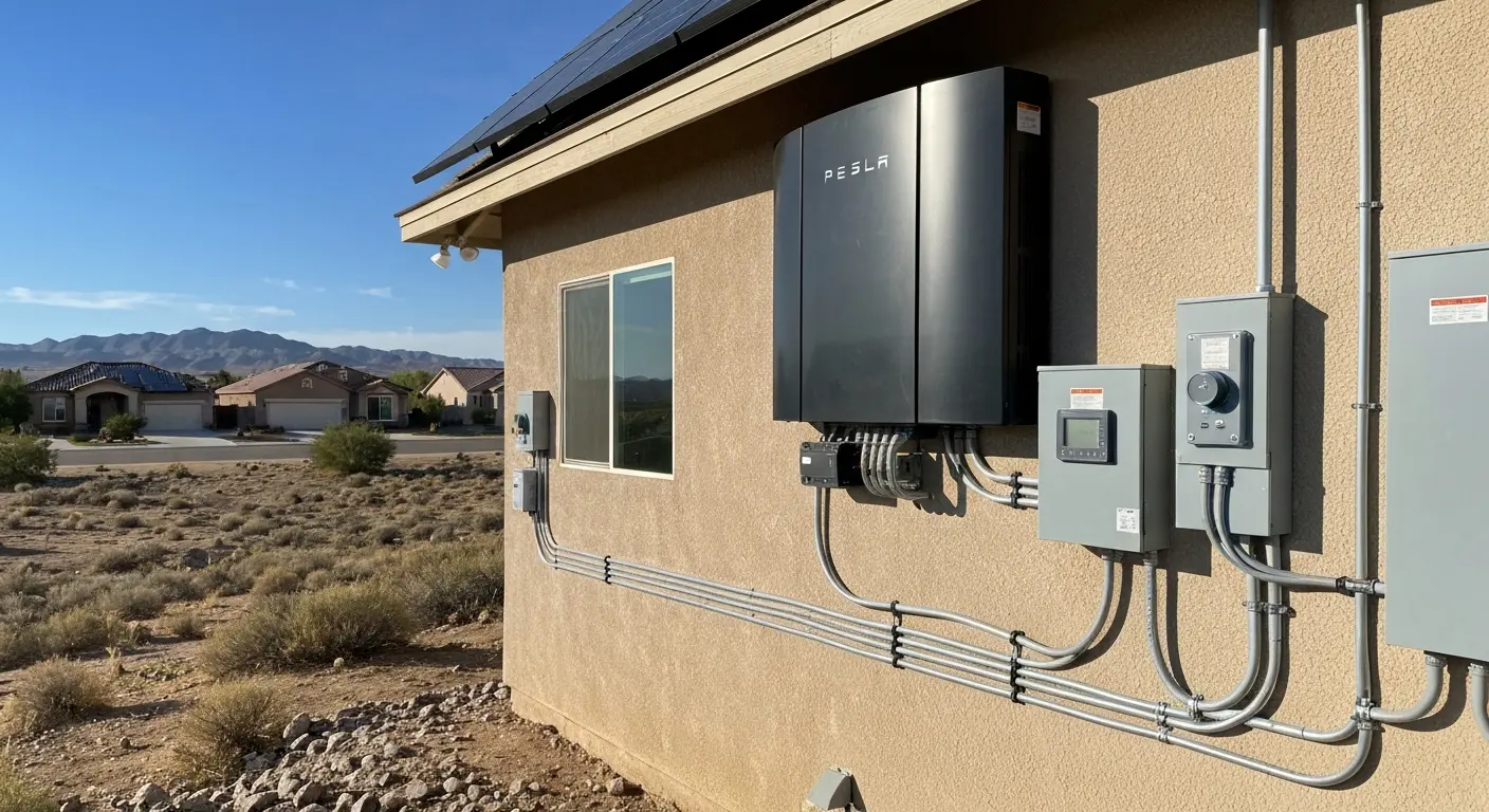 Battery storage system with solar