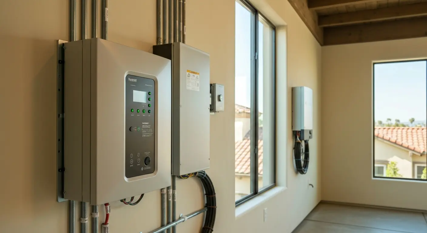 Battery storage installation